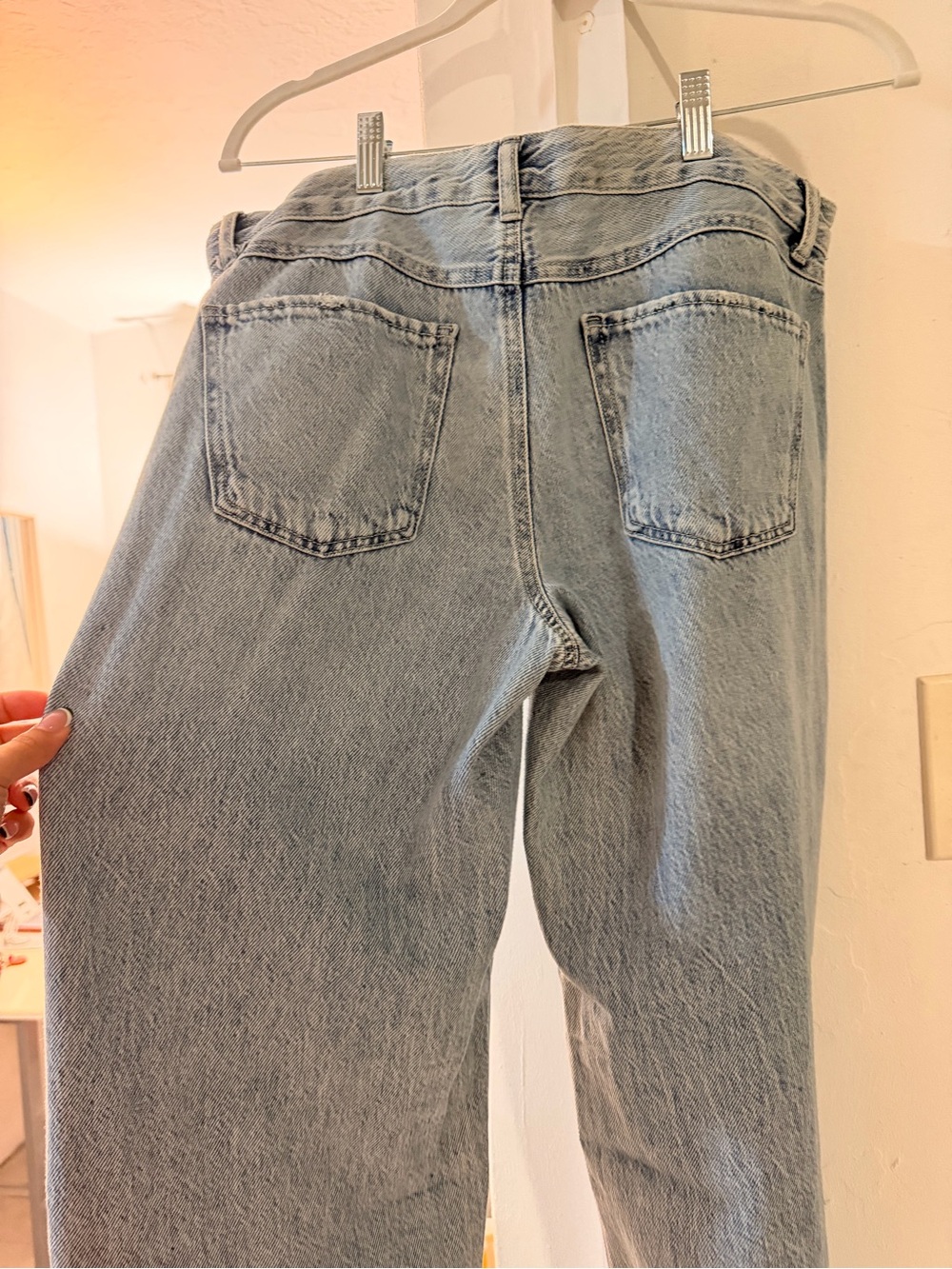 Rewash Light Blue Wide-Leg Jeans - Picture 3 of 4